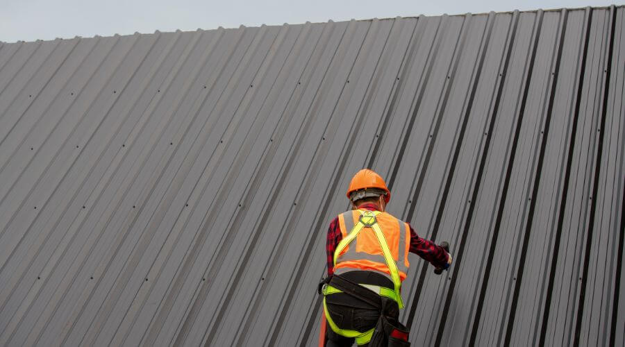 Professional metal roof installation services in Brookline, MO